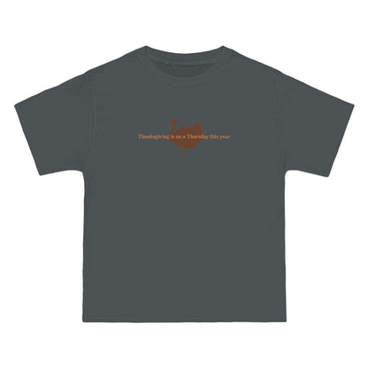 Thanksgiving Is On A Thursday This Year. - Men's Heavyweight T-Shirt