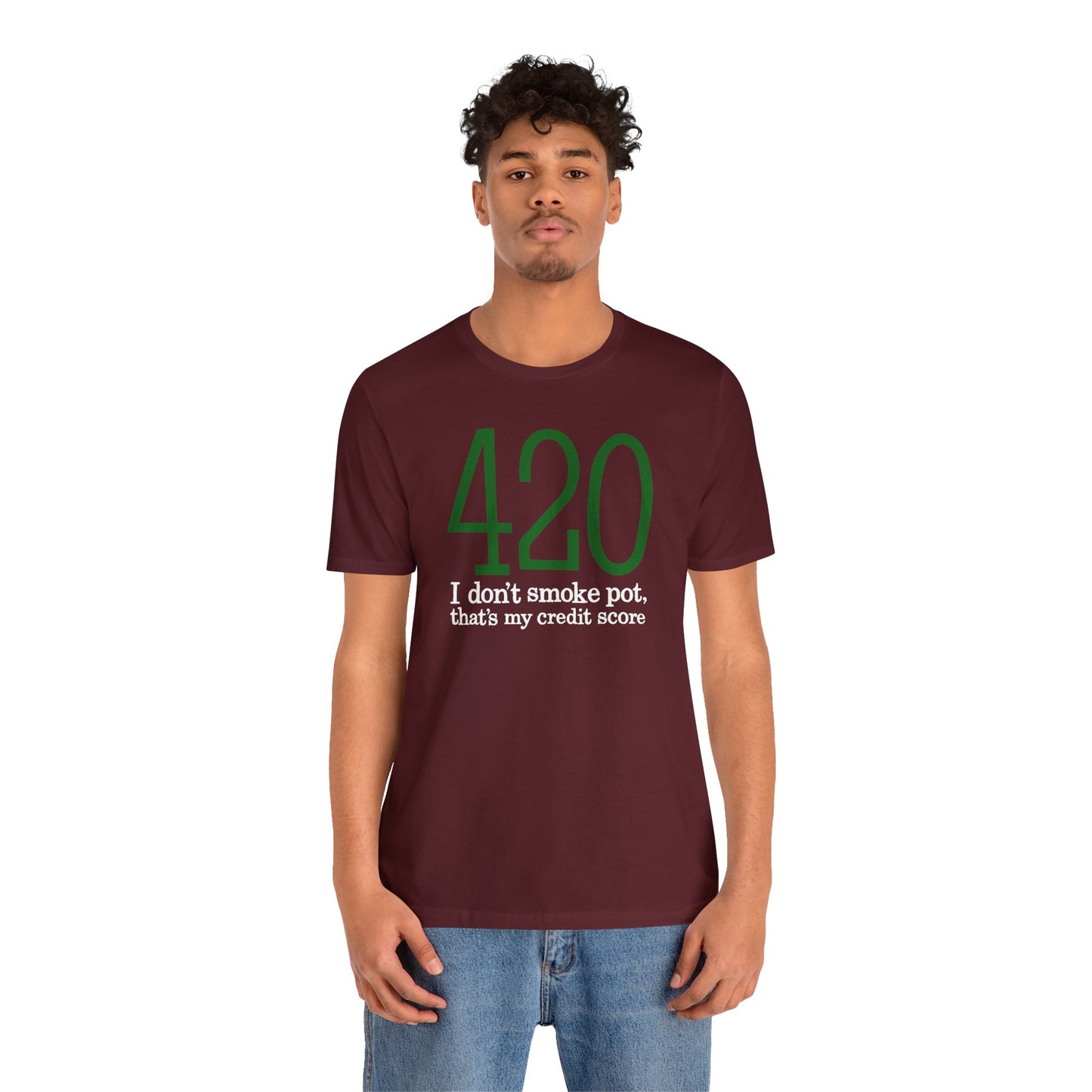 420 - I Don't Smoke Pot - Men's T-Shirt