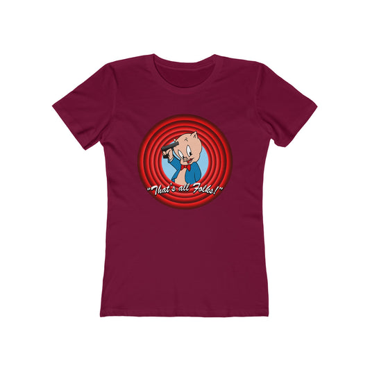 That's All Folks (Porky Pig) - Women’s T-Shirt