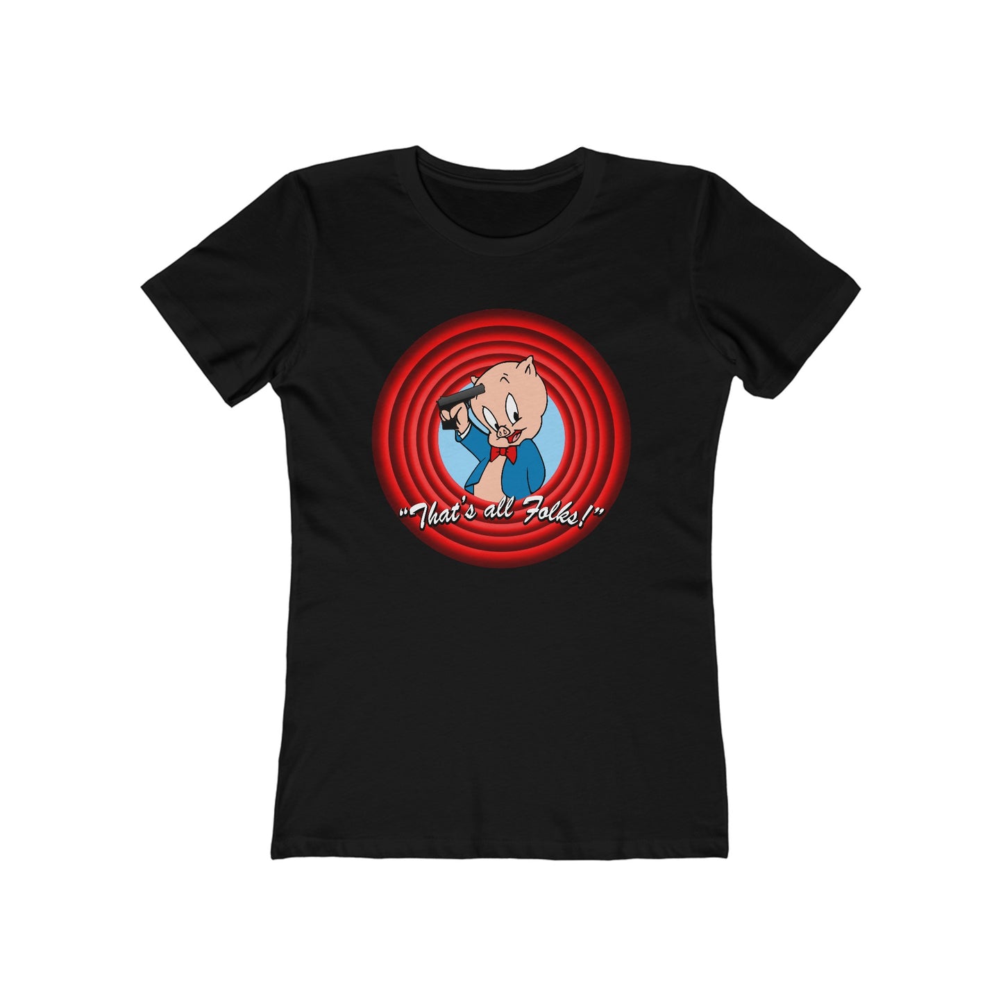 That's All Folks (Porky Pig) - Women’s T-Shirt