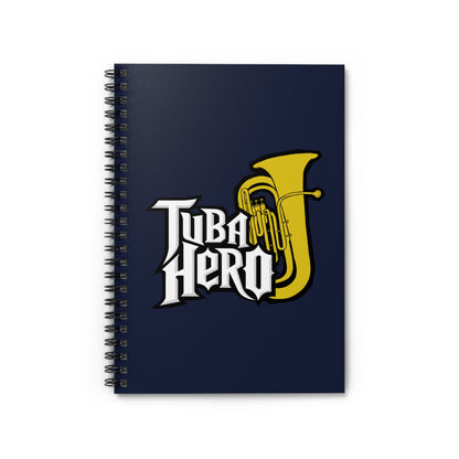 Tuba Hero - Spiral Notebook