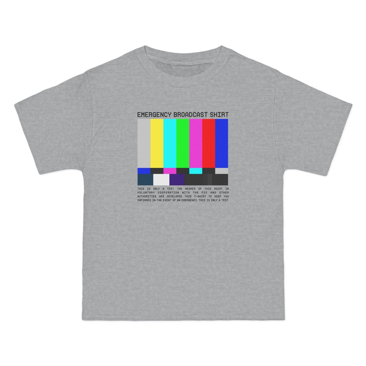 Emergency Broadcast Shirt - Men's Heavyweight T-Shirt