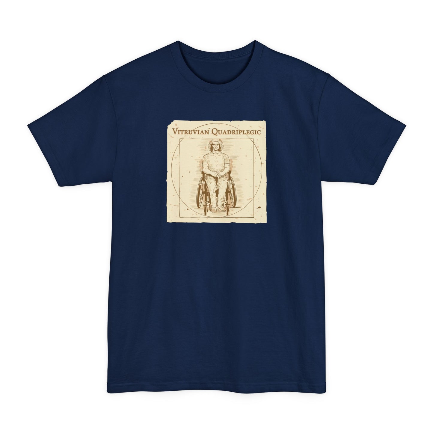 Vitruvian Quadriplegic - Men's Tall T-Shirt