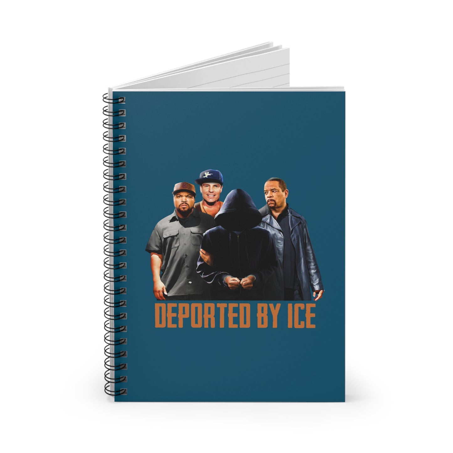 Deported By Ice - Spiral Notebook