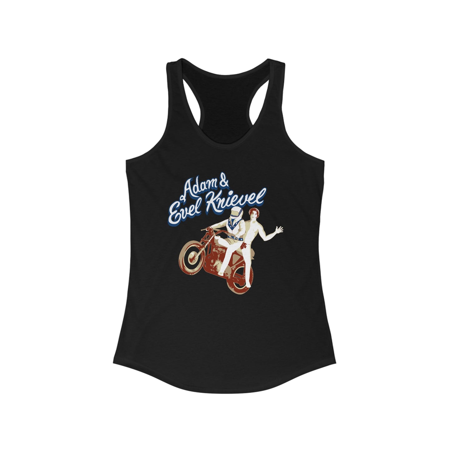 Adam & Evel Knievel  - Women's Racerback Tank