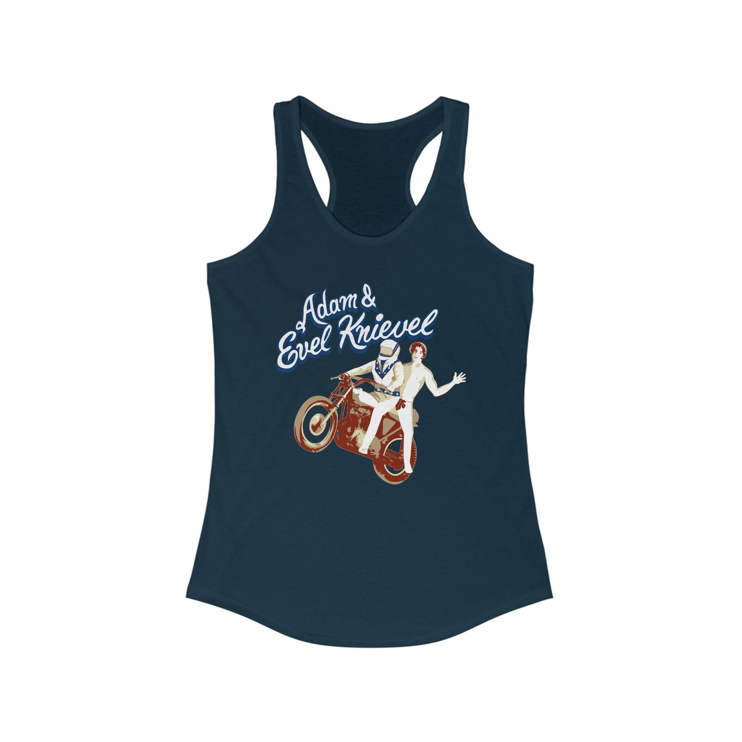 Adam & Evel Knievel  - Women's Racerback Tank