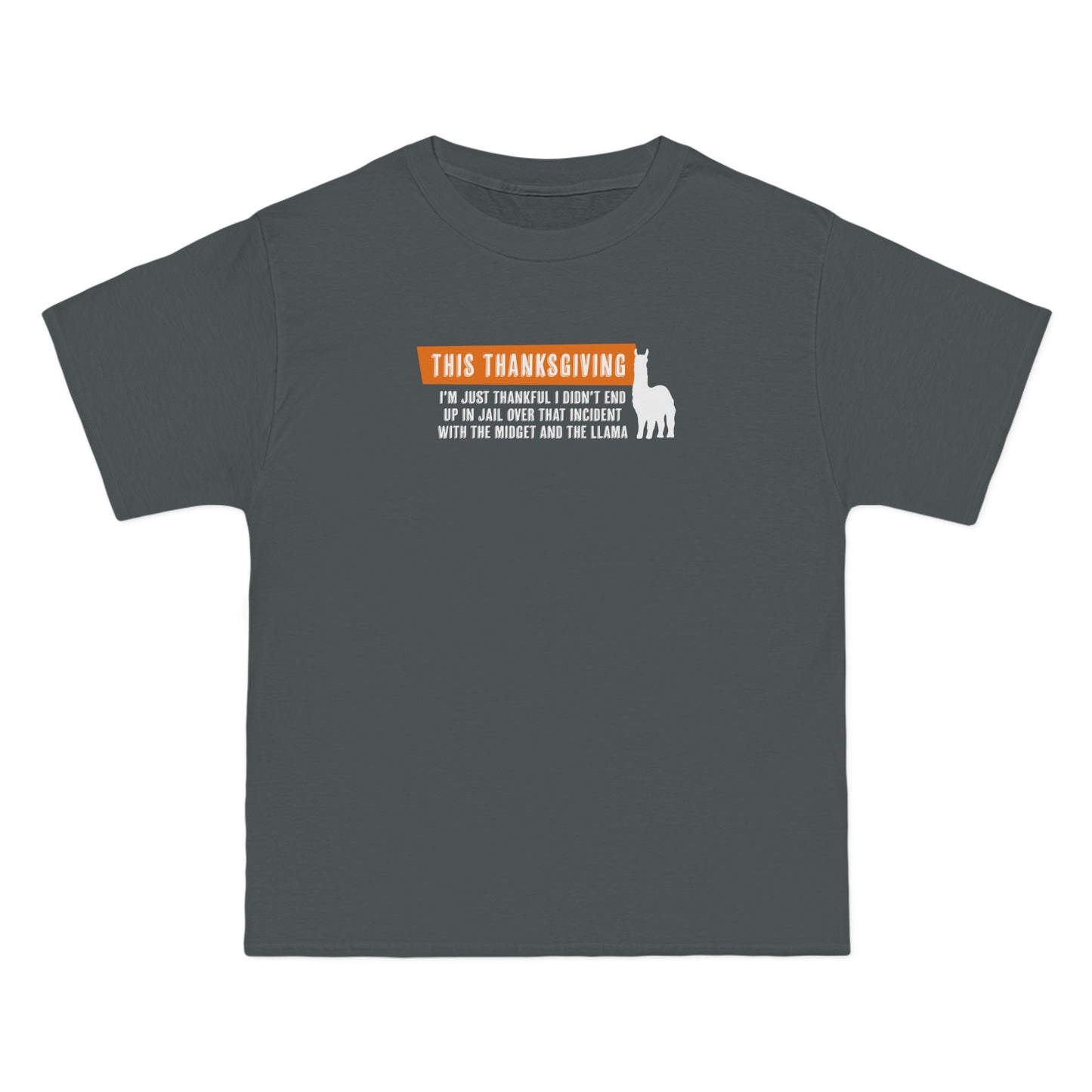 This Thanksgiving I'm Just Thankful - Men's Heavyweight T-Shirt