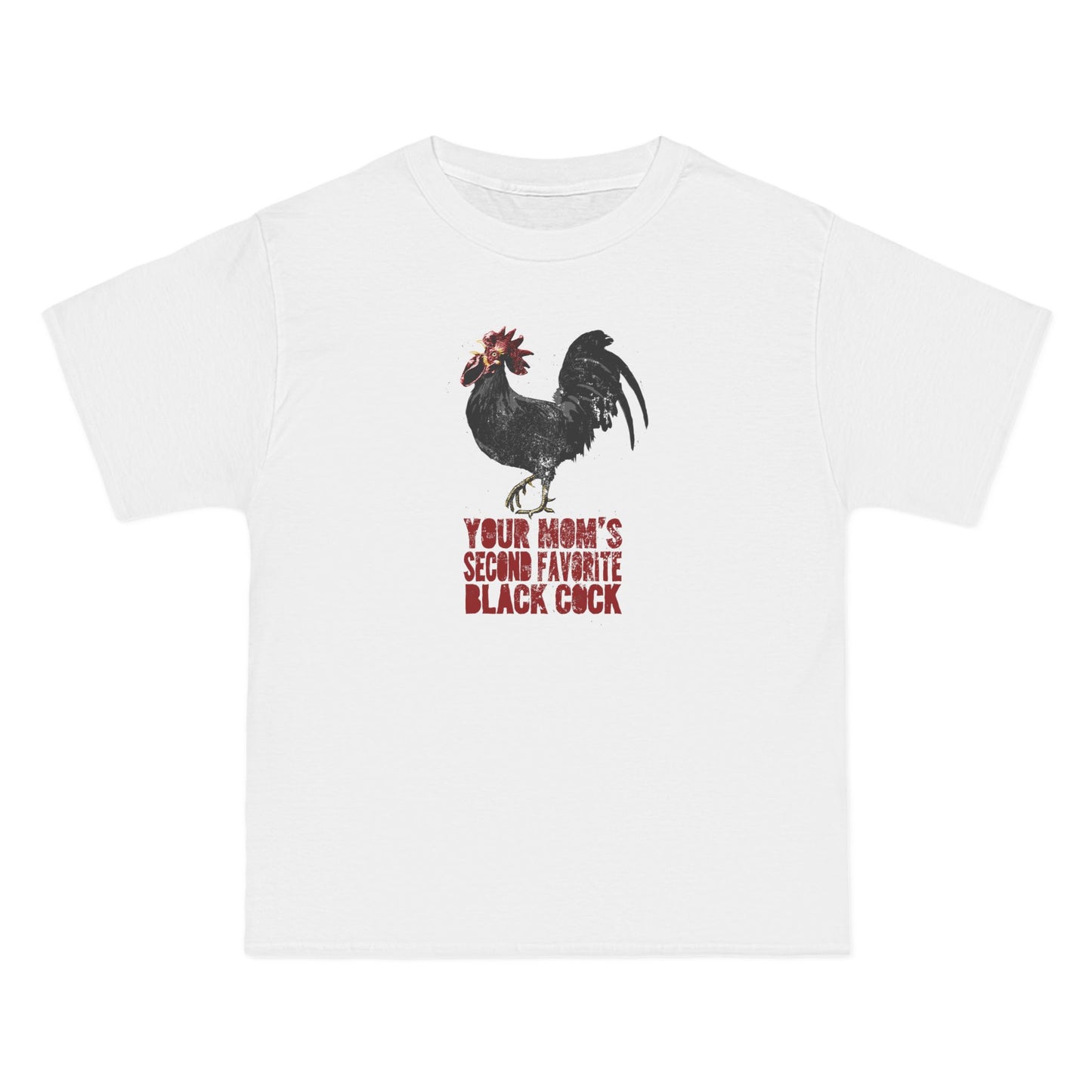 Your Mom's Second Favorite Black Cock - Men's Heavyweight T-Shirt