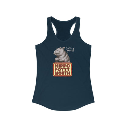 Hippopottymouth - Women's Racerback Tank