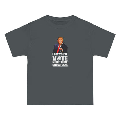 I Bet You'll Vote Next Time Snowflake (Donald Trump) - Men's Heavyweight T-Shirt