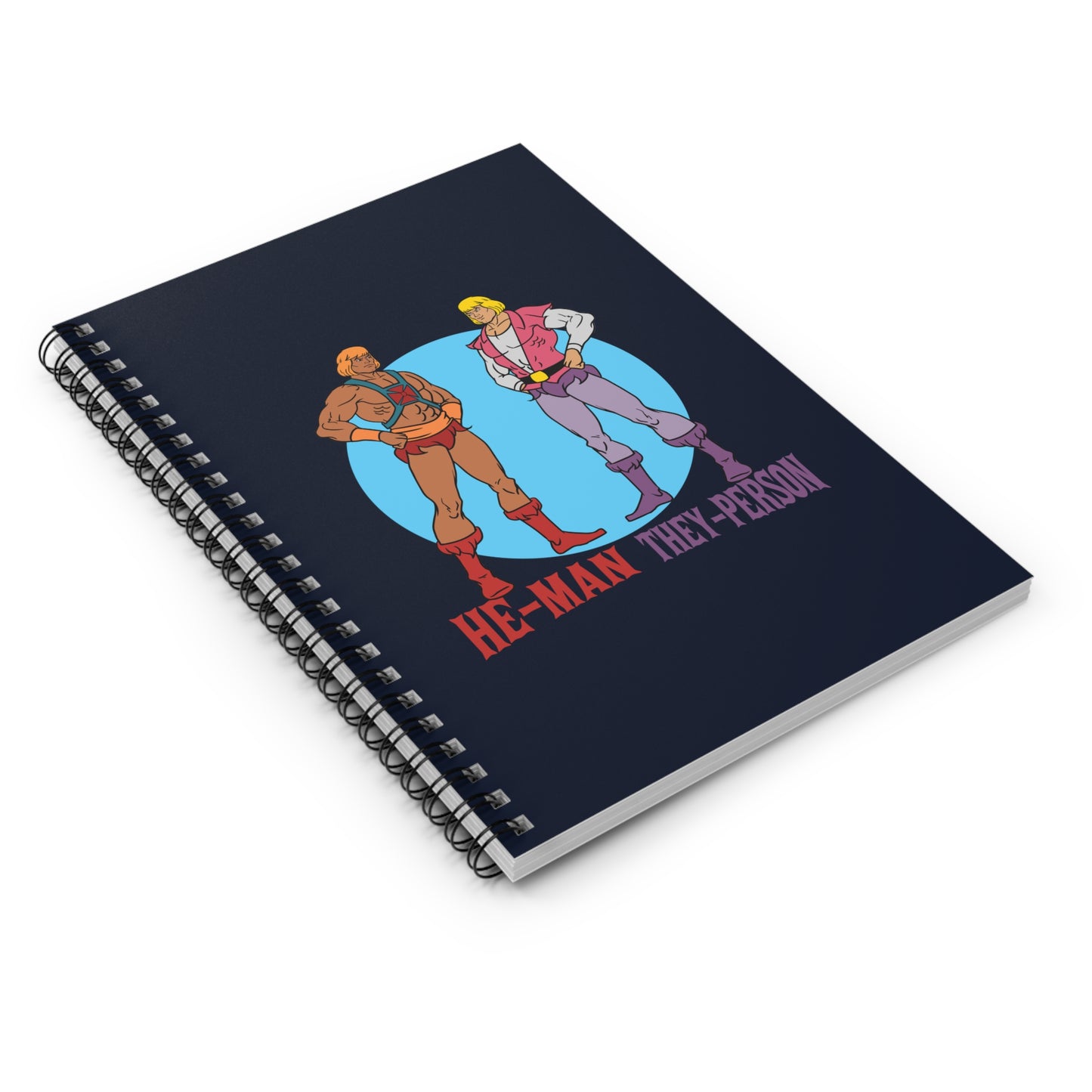 He-Man They-Person - Spiral Notebook