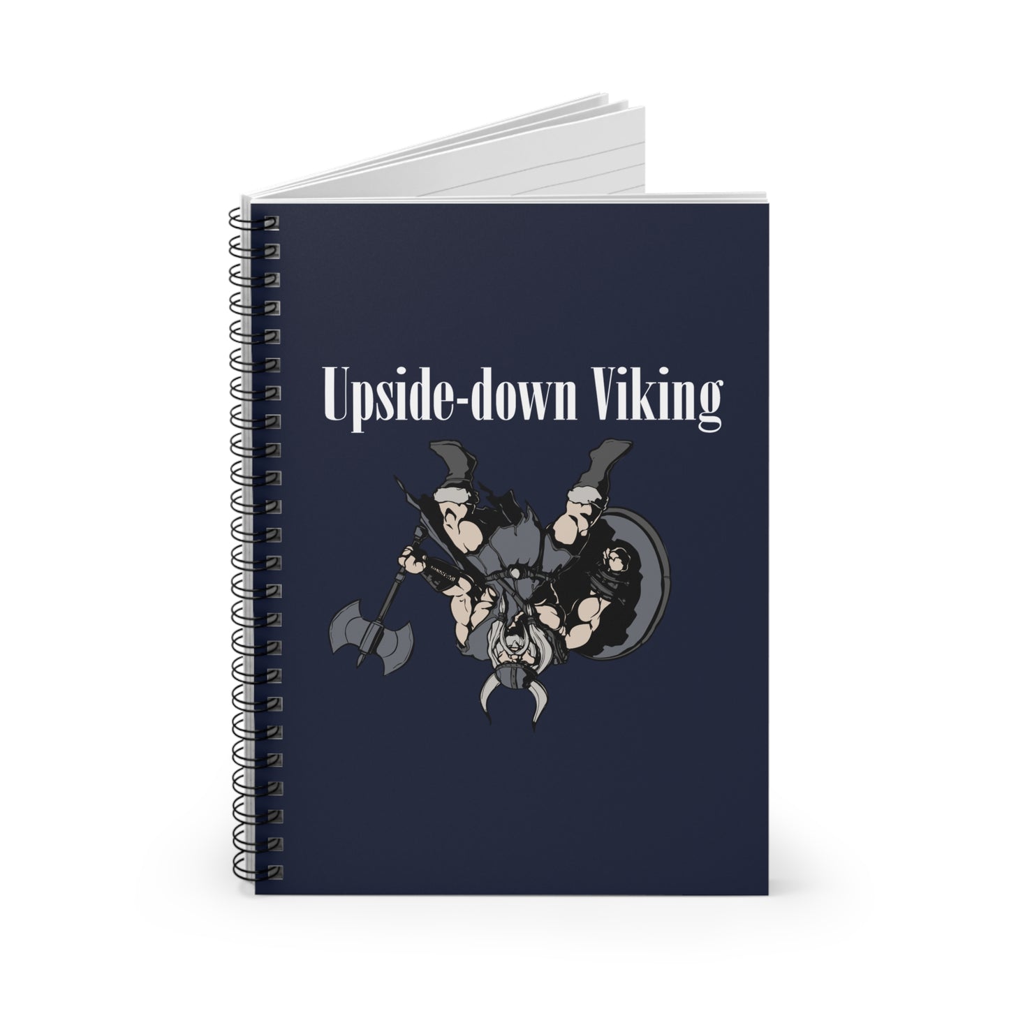 Upside-Down Viking - Spiral Notebook