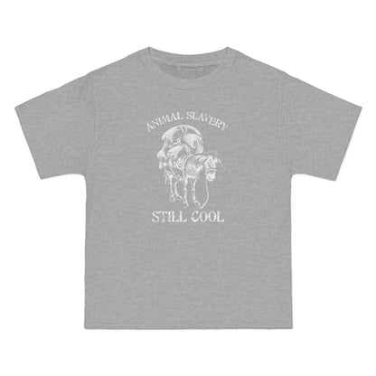 Animal Slavery Still Cool - Men's Heavyweight T-Shirt