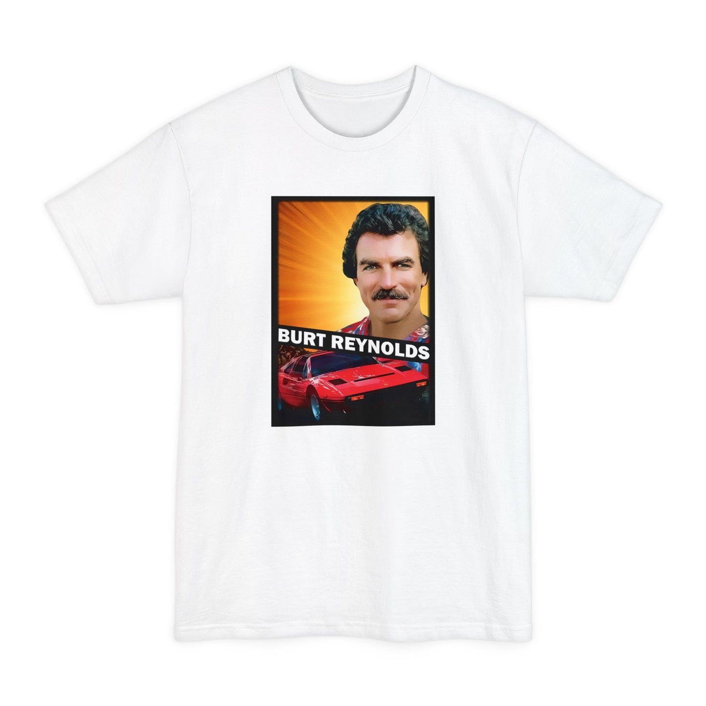 Burt Reynolds (Tom Selleck) - Men's Tall T-Shirt