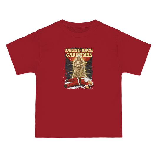 Taking Back Christmas (Jesus Vs. Santa) - Men's Heavyweight T-Shirt