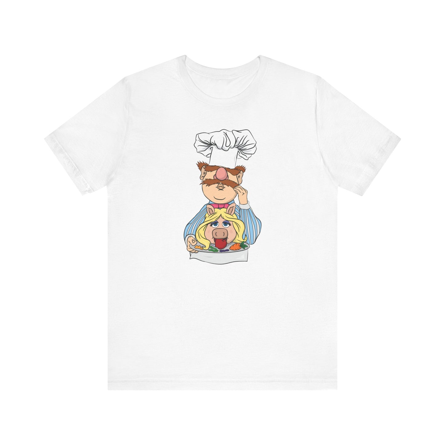 Chef's Special (Swedish Chef Serving Up Miss Piggy On A Platter) - Men's T-Shirt