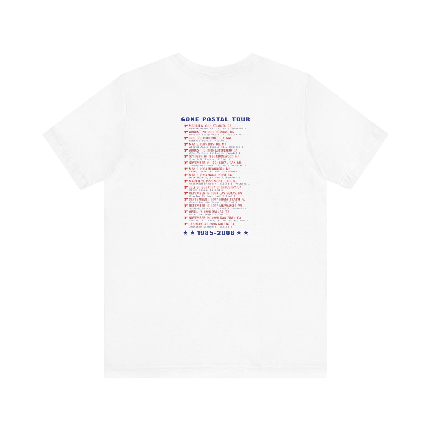 Gone Postal Tour - Men's T-Shirt