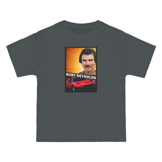 Burt Reynolds (Tom Selleck) - Men's Heavyweight T-Shirt