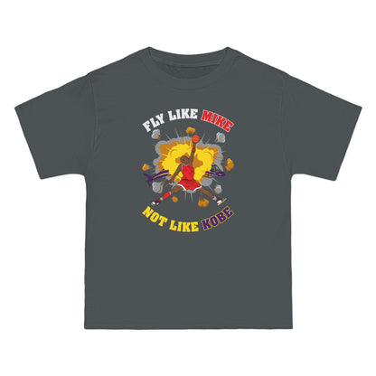 Fly Like Mike Not Like Kobe - Men's Heavyweight T-Shirt