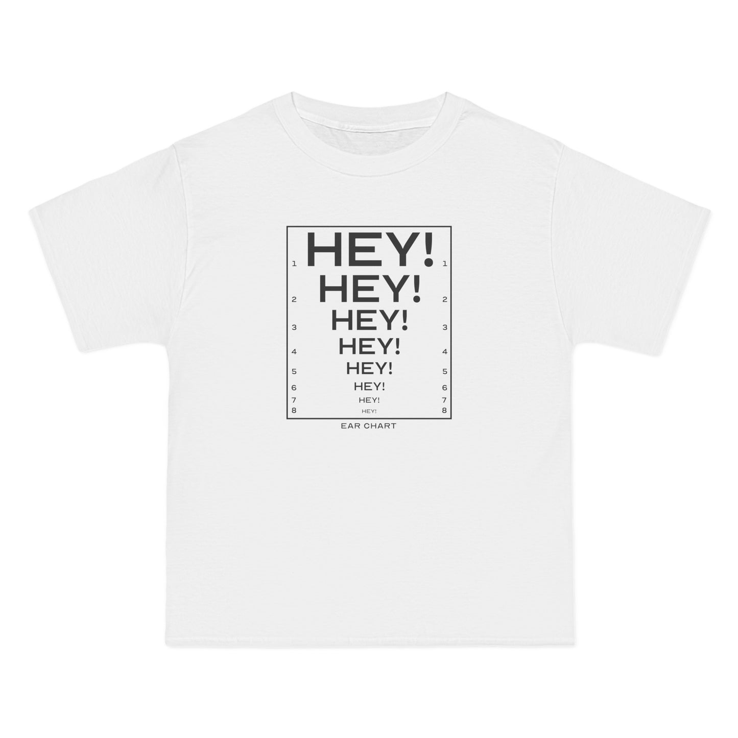 Ear Chart - Men's Heavyweight T-Shirt