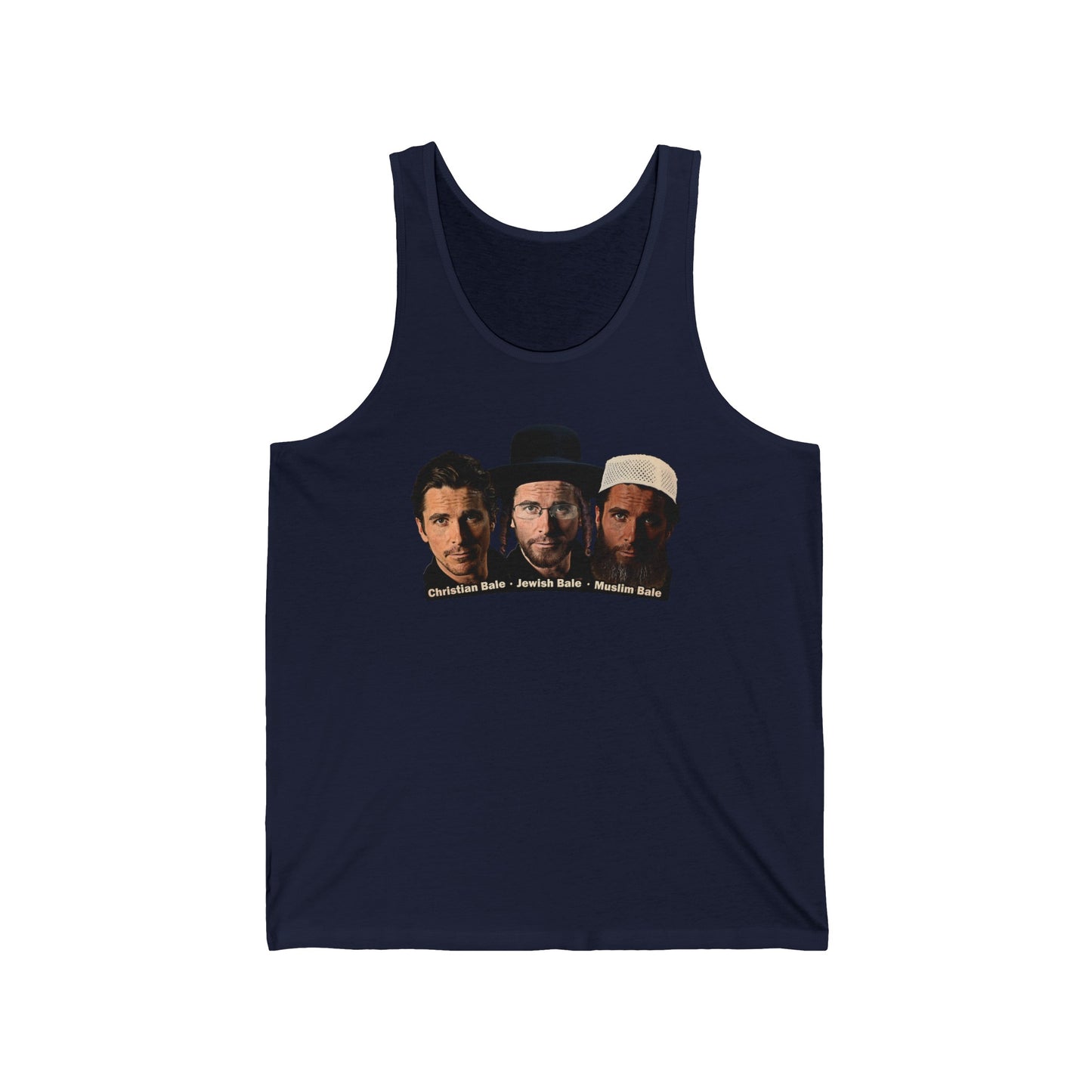 Christian Bale - Jewish Bale - Muslim Bale  - Unisex Tank