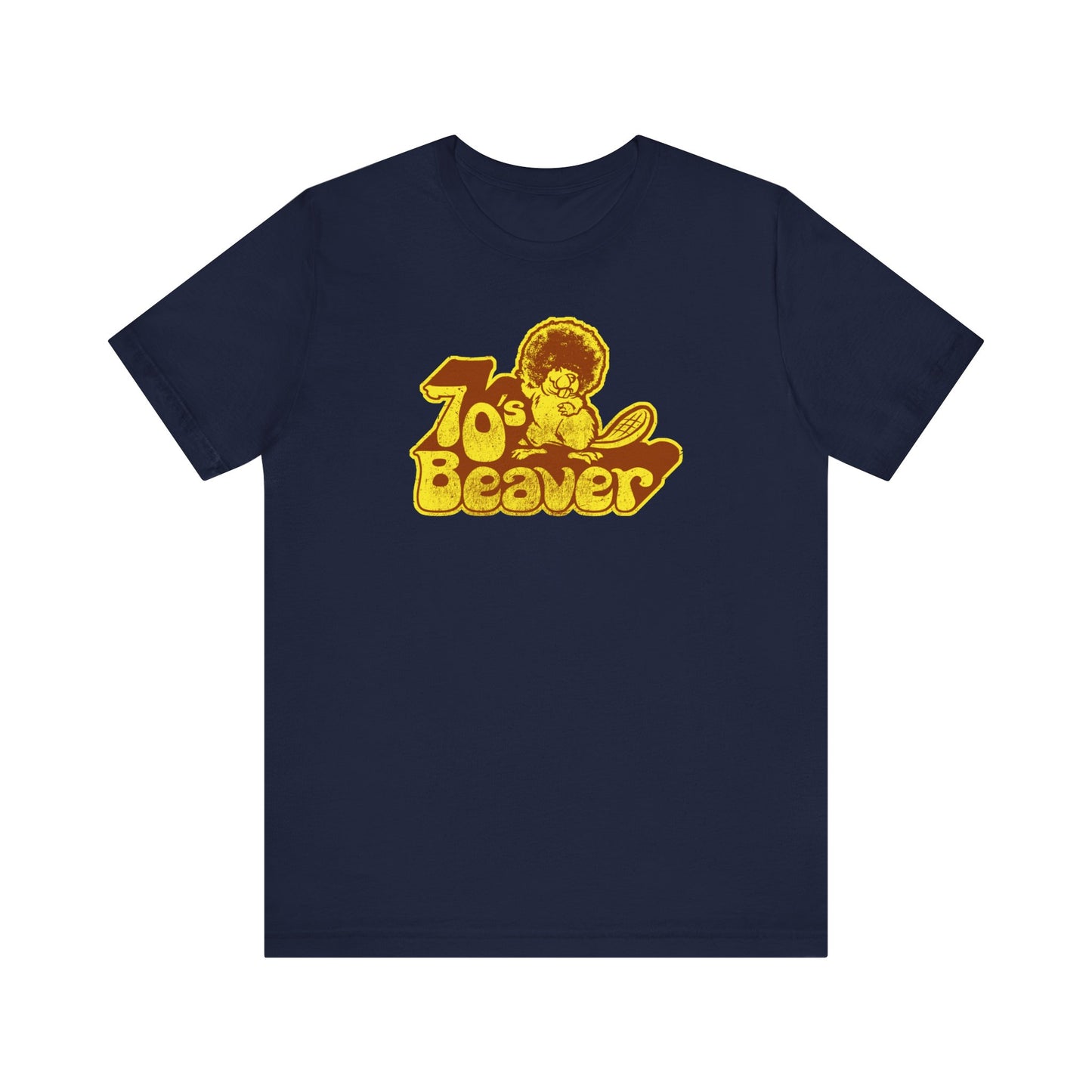 70's Beaver  - Men's T-Shirt