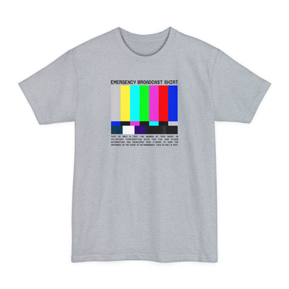 Emergency Broadcast Shirt - Men's Tall T-Shirt