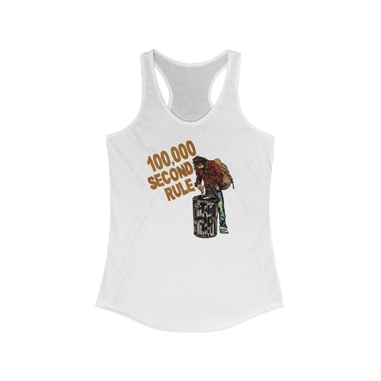 100000 Second Rule  - Women’s Racerback Tank