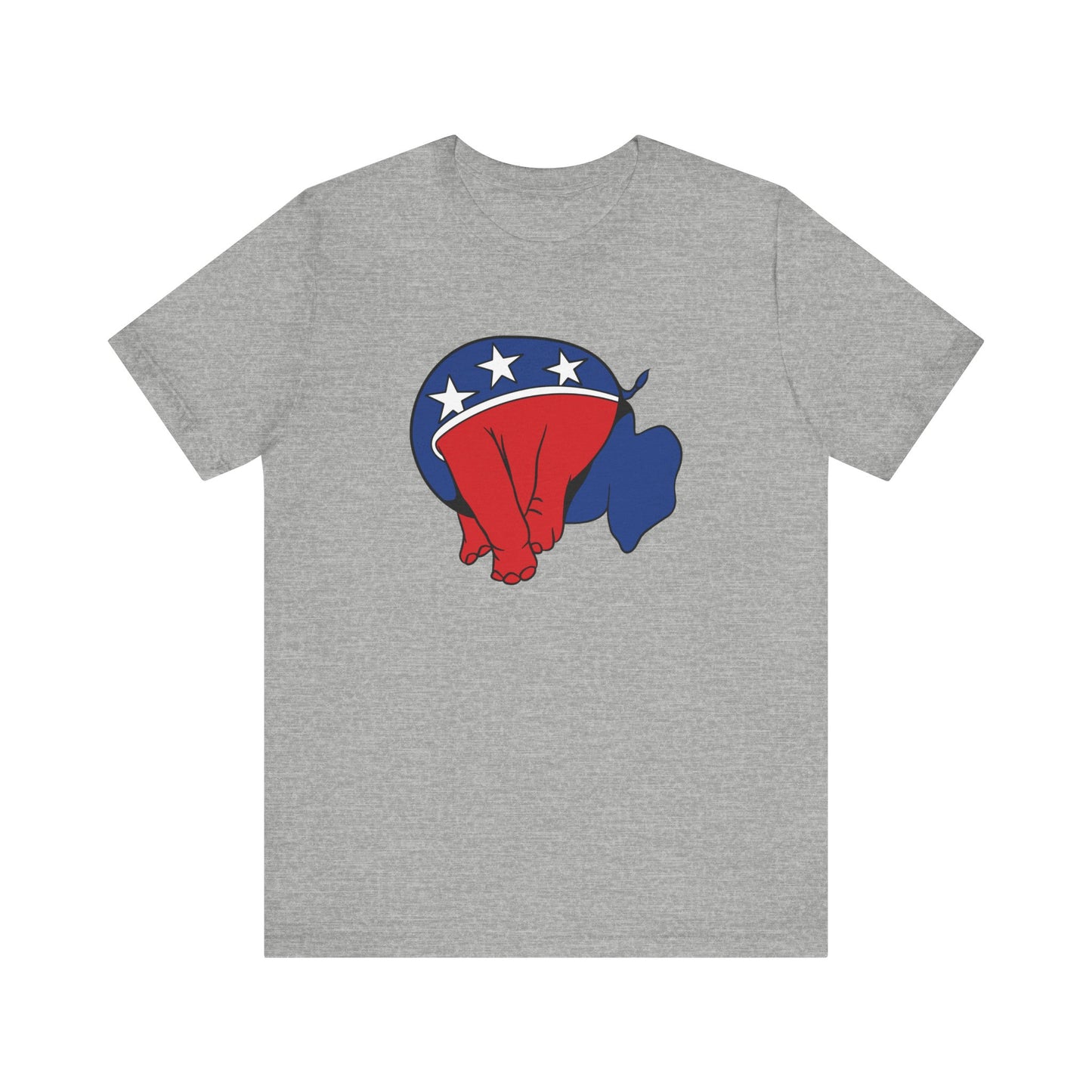 Republican Elephant (Head Up Its Ass) - Men's T-Shirt