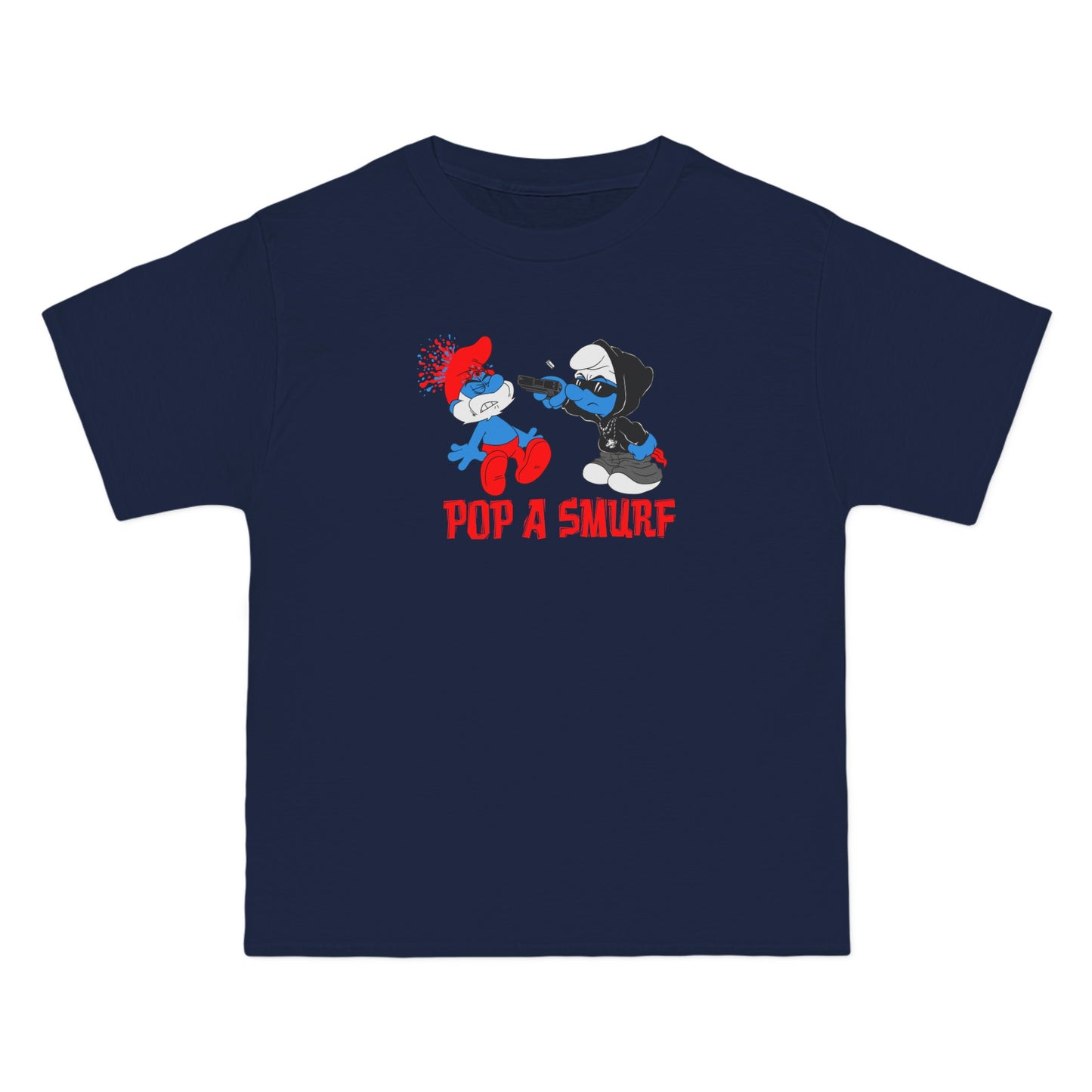 Pop A Smurf - Men's Heavyweight T-Shirt