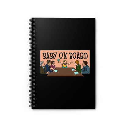 Baby On Board - Spiral Notebook