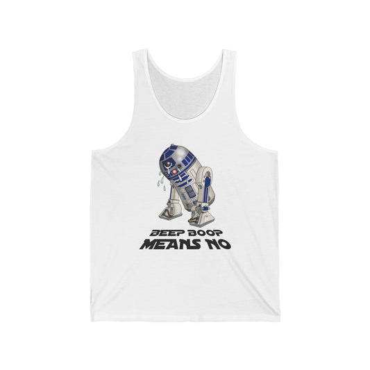 Beep Boop Means No - Unisex Tank