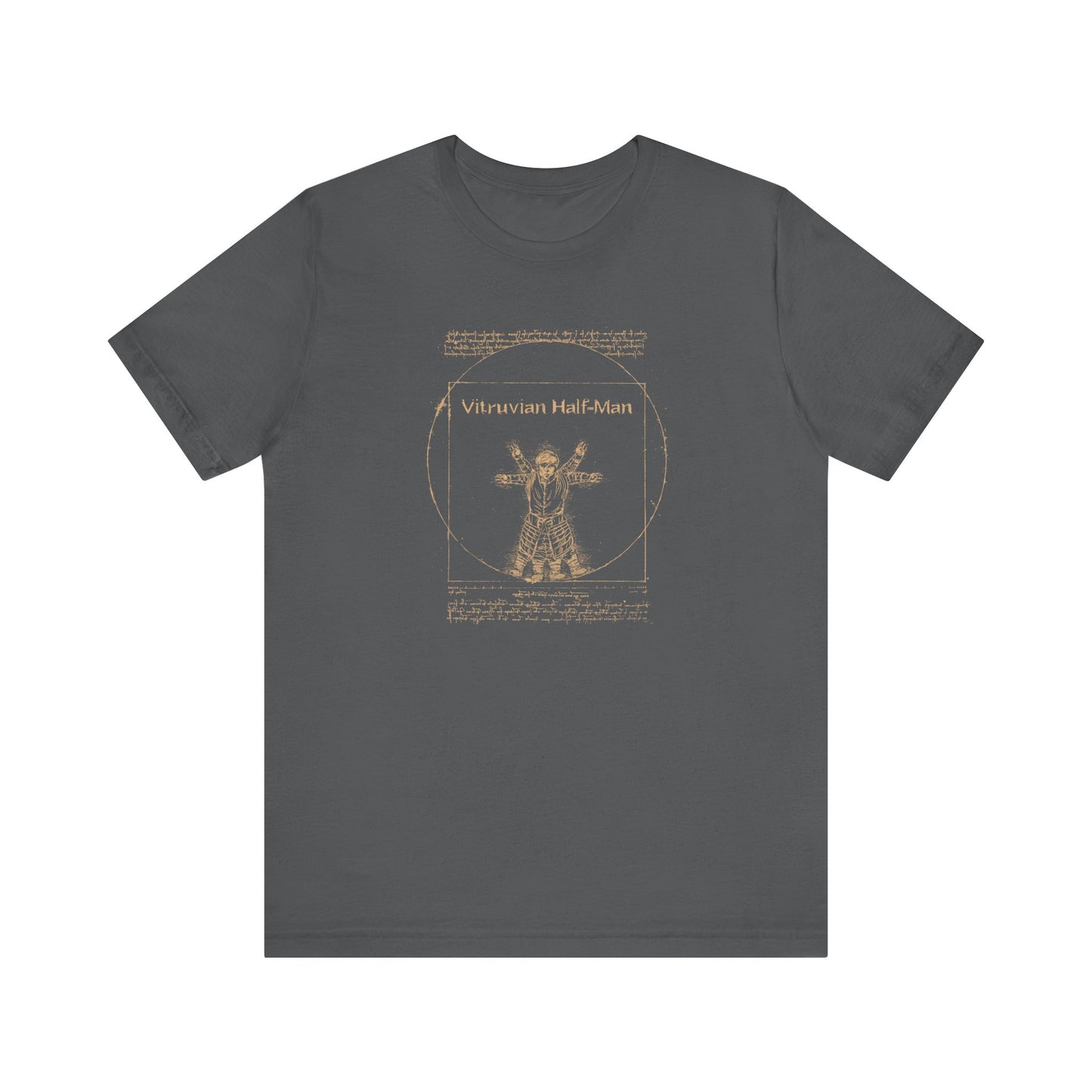 Vitruvian Half-Man - Men's T-Shirt