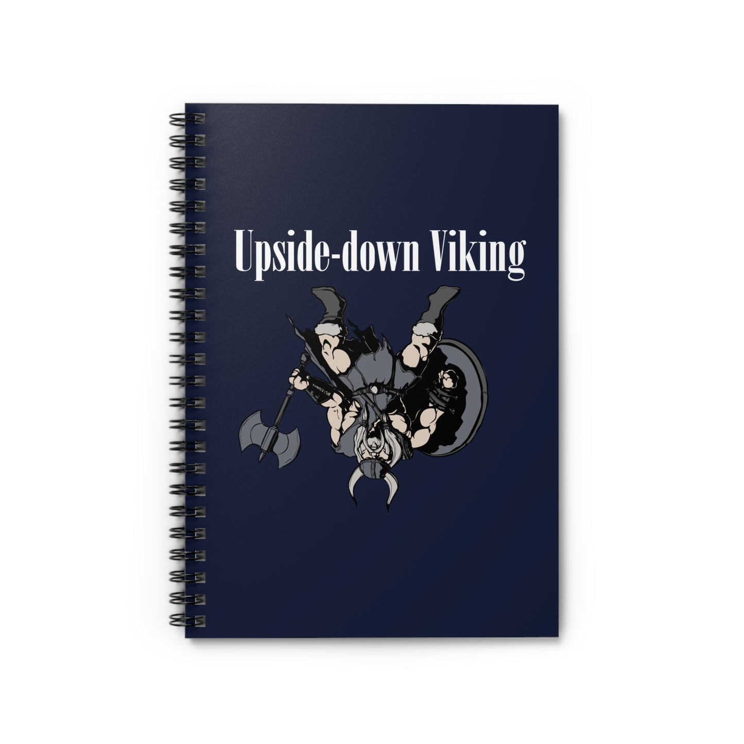 Upside-Down Viking - Spiral Notebook