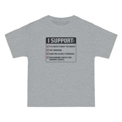 I Support A Climate's Right To Choose - Men's Heavyweight T-Shirt