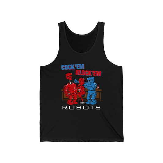 Cock'Em Block'Em Robots  - Unisex Tank