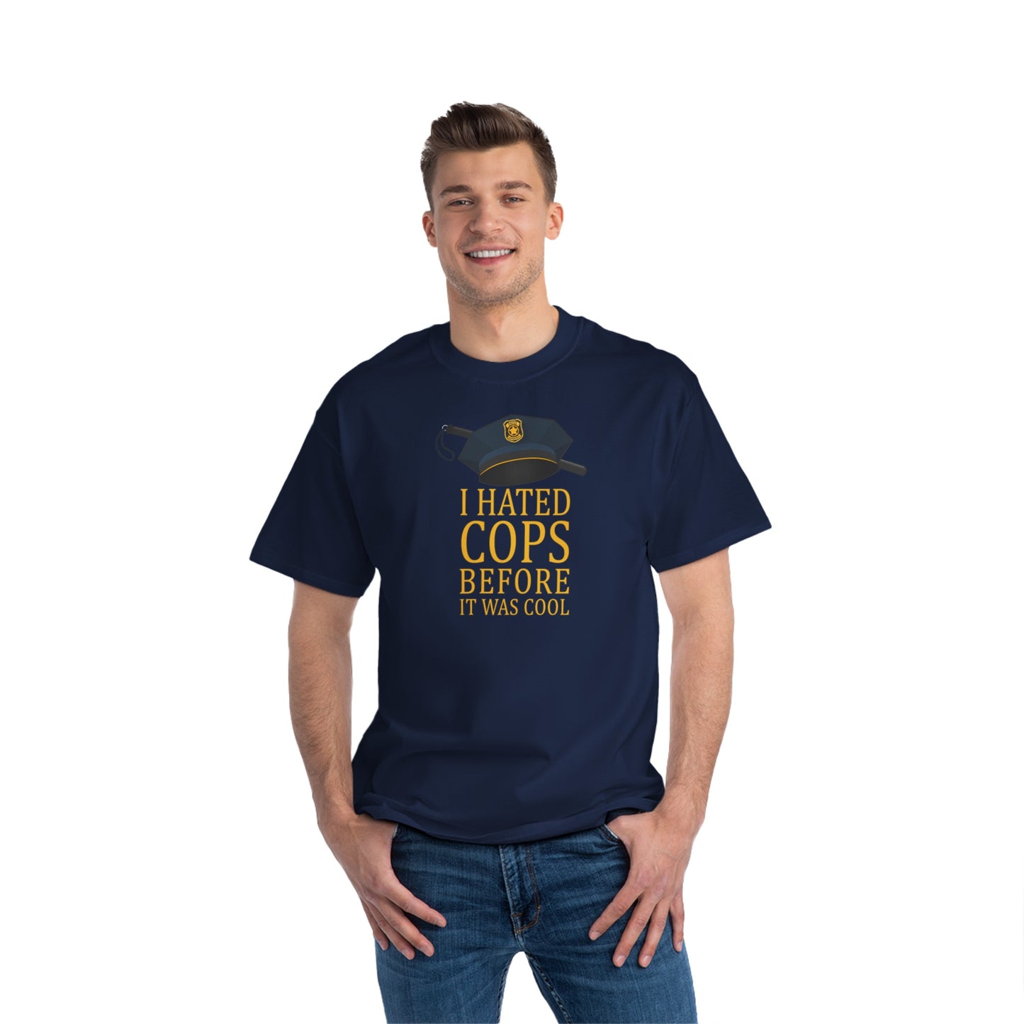 I Hated Cops Before It Was Cool - Men's Heavyweight T-Shirt