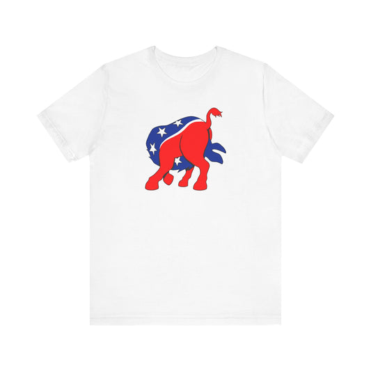 Democratic Donkey (Head Up Its Ass) - Men's T-Shirt