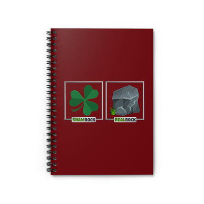 Shamrock Realrock - Spiral Notebook