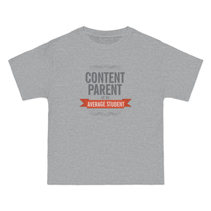 Content Parents Of An Average Student - Men's Heavyweight T-Shirt