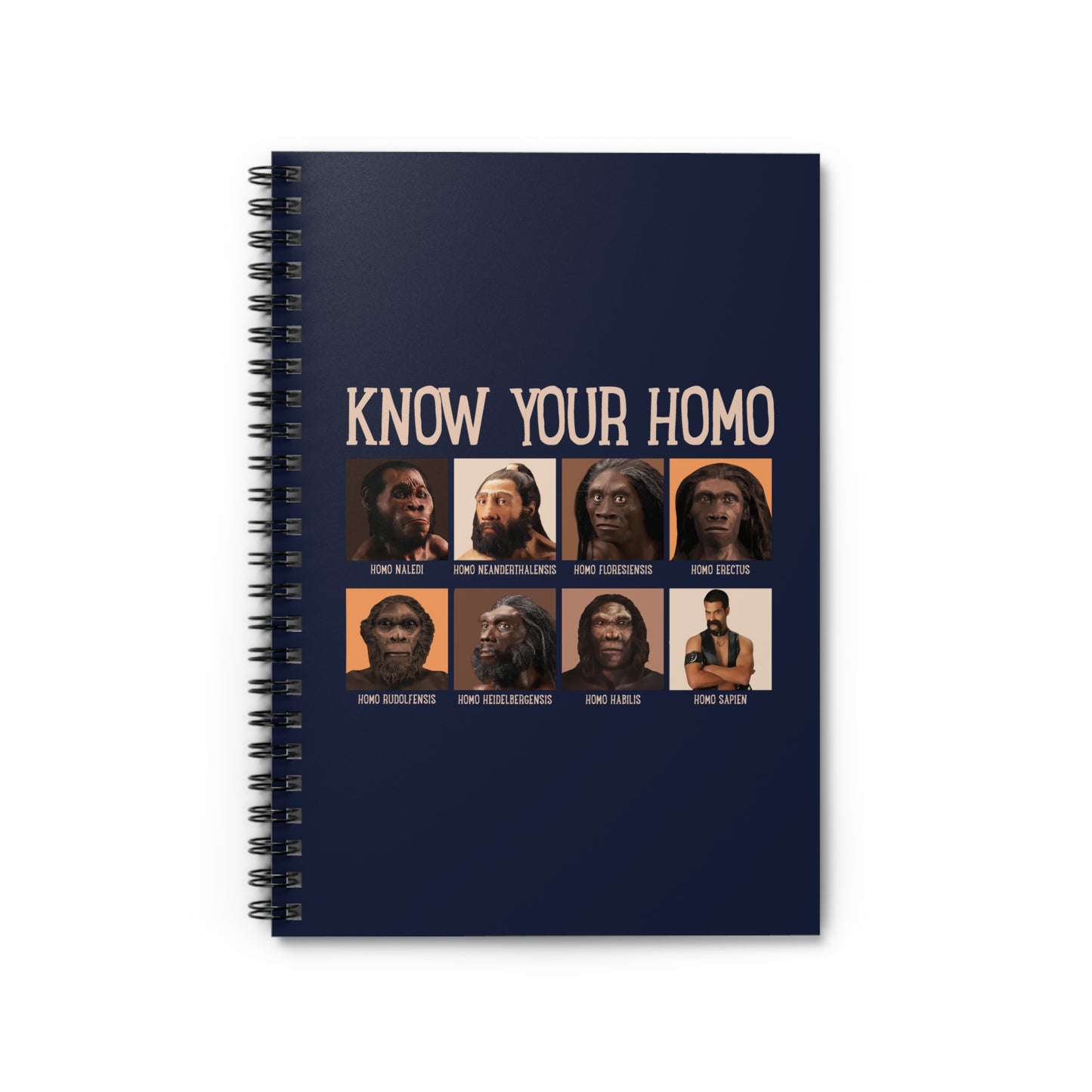 Know Your Homo - Spiral Notebook