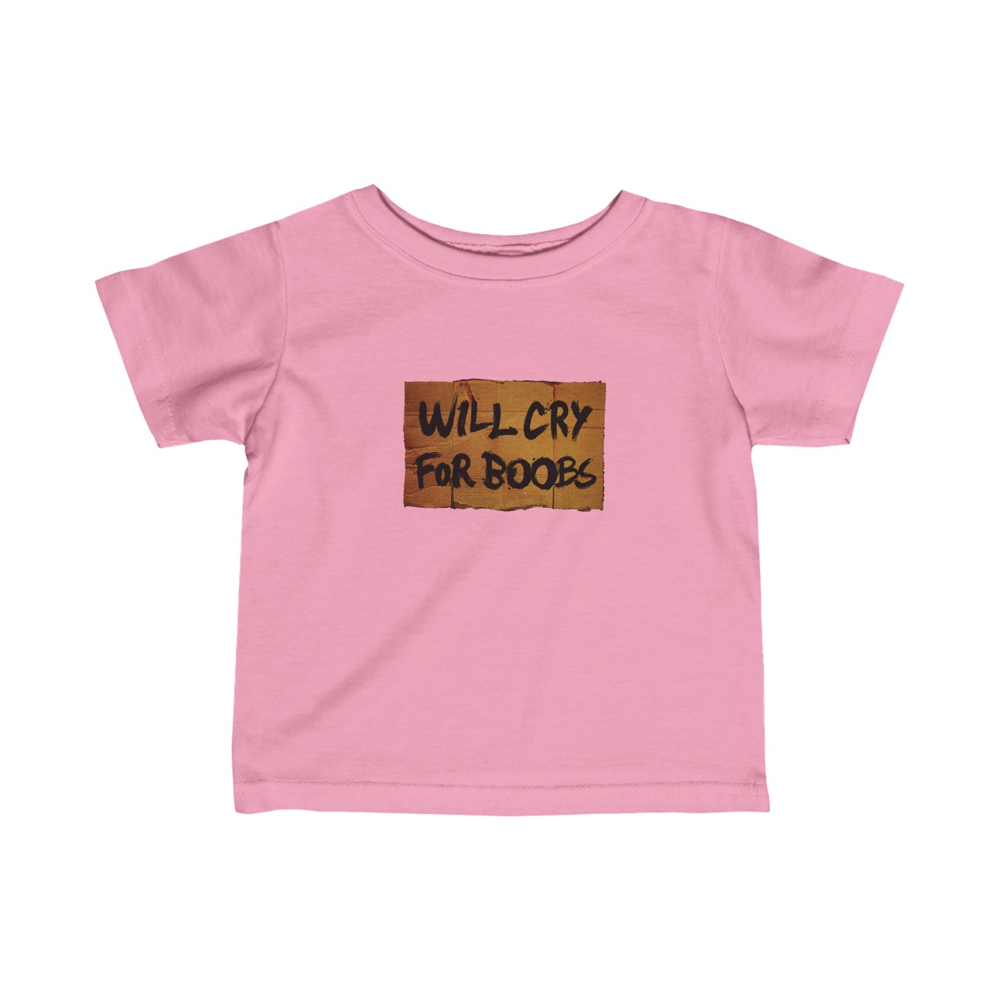 Will Cry For Boobs - Baby T-Shirt